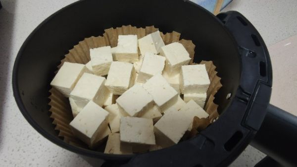 空气炸锅老豆腐蘸酱