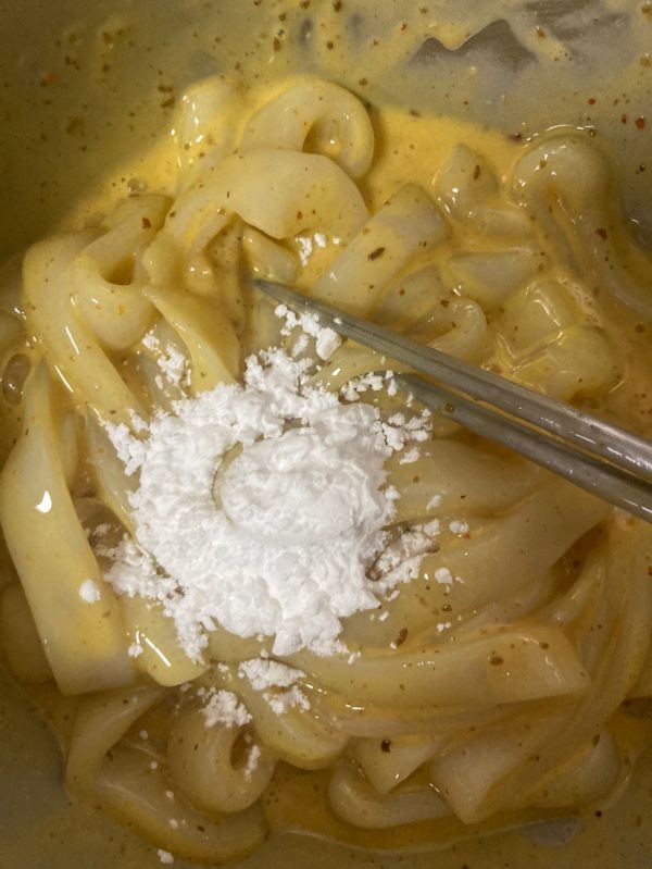 孜然香辣鱿鱼圈