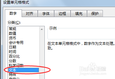 excel怎么设置文本格式