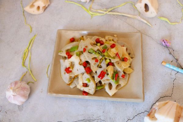 开胃小菜凉拌藕片