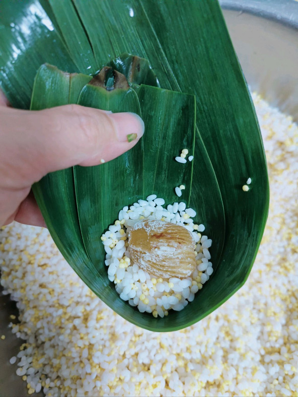 大黄米糯米蜜枣粽