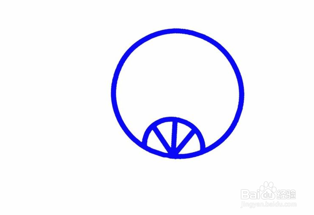 简笔画扇子怎么画?