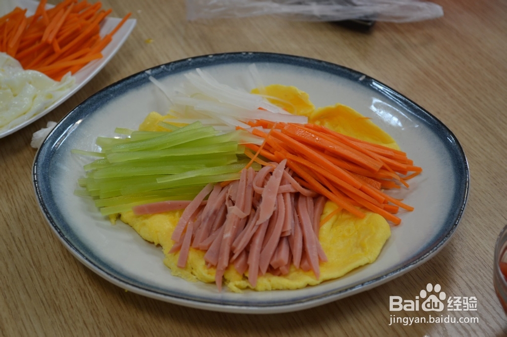 清淡电锅菜之椰汁浇丝蛋