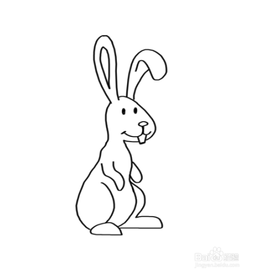 卡通兔子简笔画怎么画