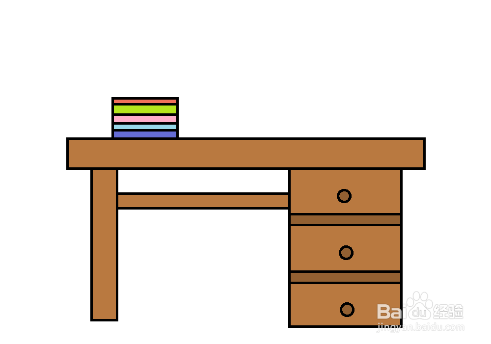 怎么画漂亮的书桌