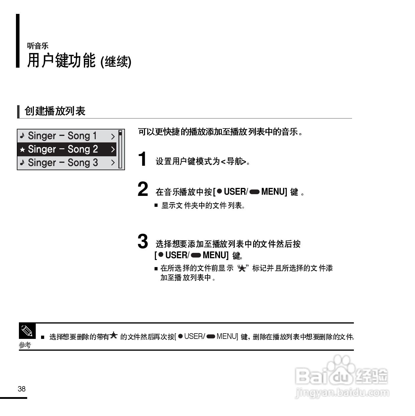 三星YP-F2 MP3播放器使用说明书:[4]