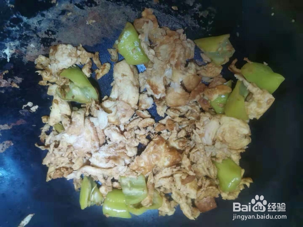 家常菜-鹅蛋炒尖椒