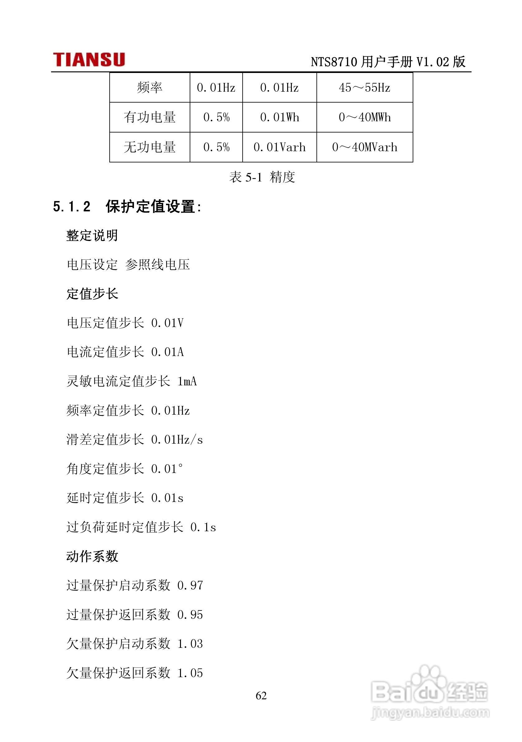 NTS8710通用线路保护测控装置用户手册:[7]