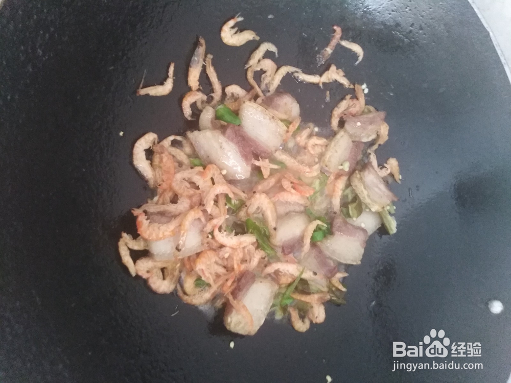 猪肉虾米炒苦瓜的做法