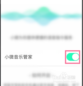 怎么开启QQ音乐APP的小微音乐管家功能