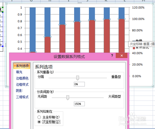 制作简单好用的Excel柏拉图(pareto图)