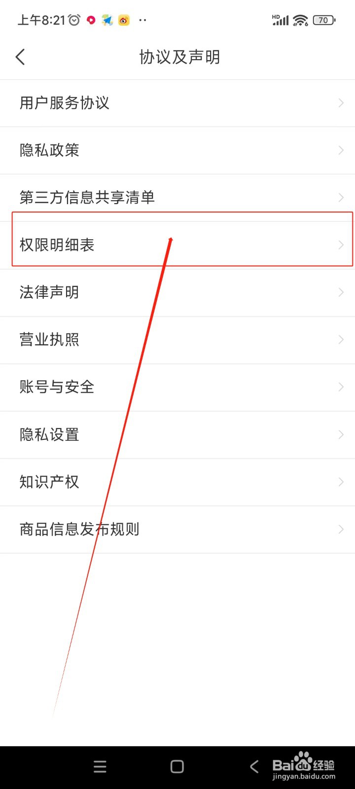人人车二手车如何查看权限明细表
