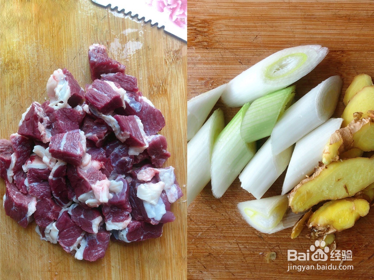 腐竹烧牛腩的做法