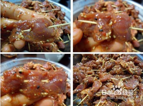 牙签羊肉的做法
