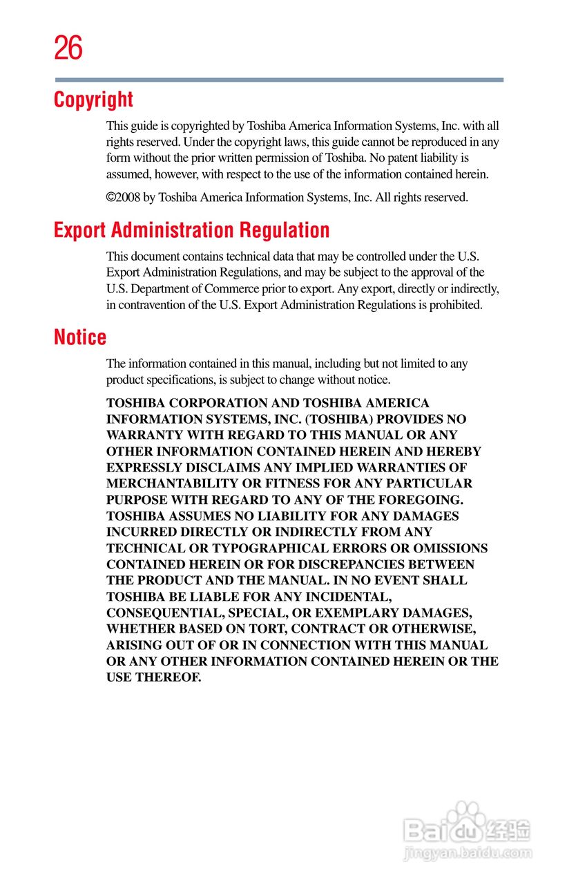 东芝M750笔记本电脑使用说明书:[3]