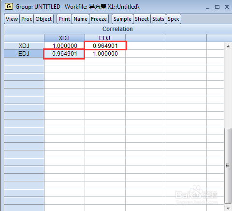 使用Eviews 7软件做异方差问题的检验