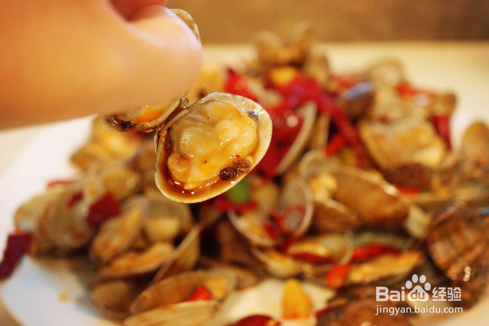 营养美味的辣炒蛤蜊