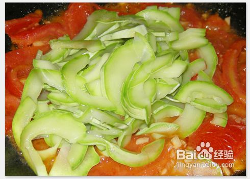 西葫芦烩番茄