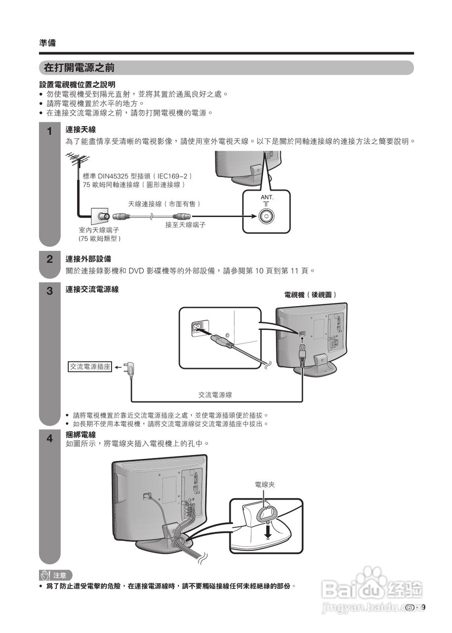声宝LC-19A35H-BK型液晶电视机说明书:[1]