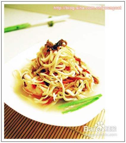 本经验介绍大煮干丝的做法,具体操作步骤如下所述