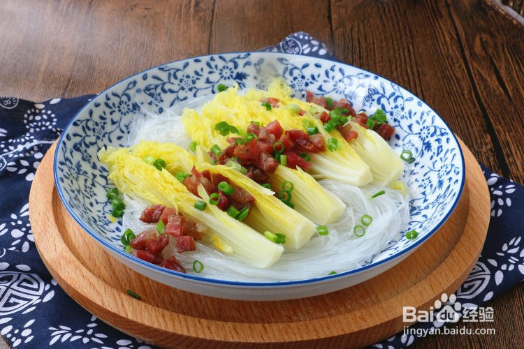 腊肠粉丝娃娃菜