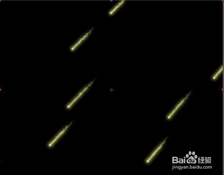 ae如何制作流星实例方法。