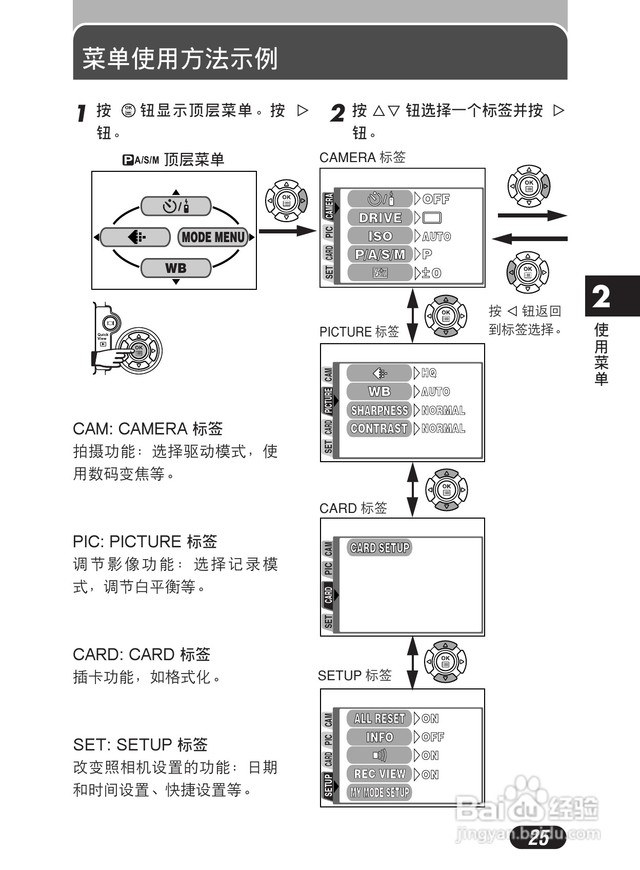 Olympus奥林巴斯C-50Z数码相机说明书:[3]