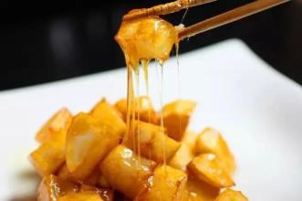 拔丝土豆的简单制作
