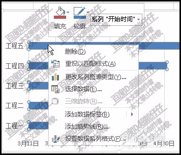 excel表格如何制作甘特图