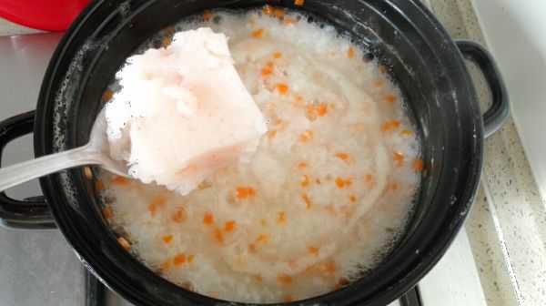 磷虾仁胡萝卜绵粥#柏翠辅食节-辅食添加#