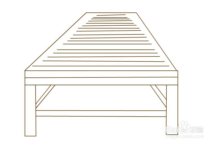 flash绘制一个卡通竹床的方法