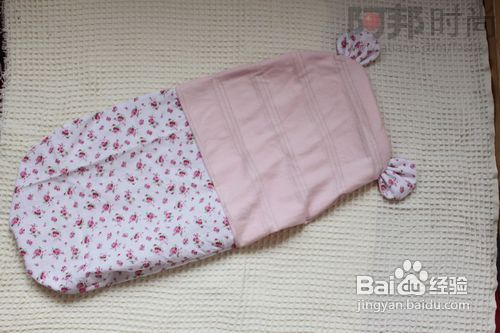 碎花带里婴儿帽做法介绍