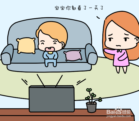 宝宝看电视有哪些要注意