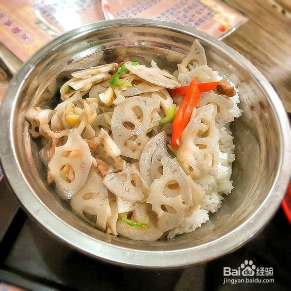 炒莲藕的制作方法