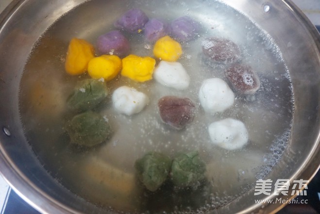 团团圆圆~五彩黑芝麻汤圆