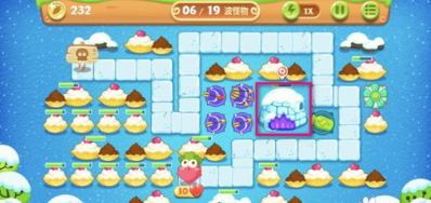 保卫萝卜2 极地 第91关 金水晶萝卜攻略