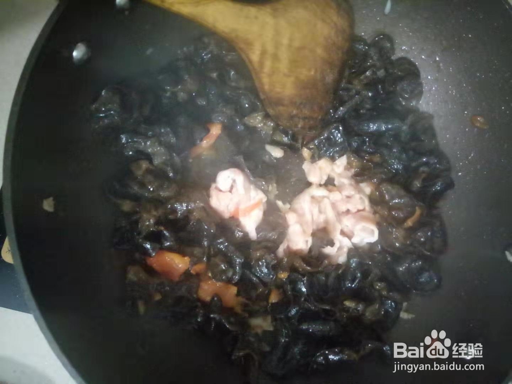 二人餐桌系列九：木耳炒肉