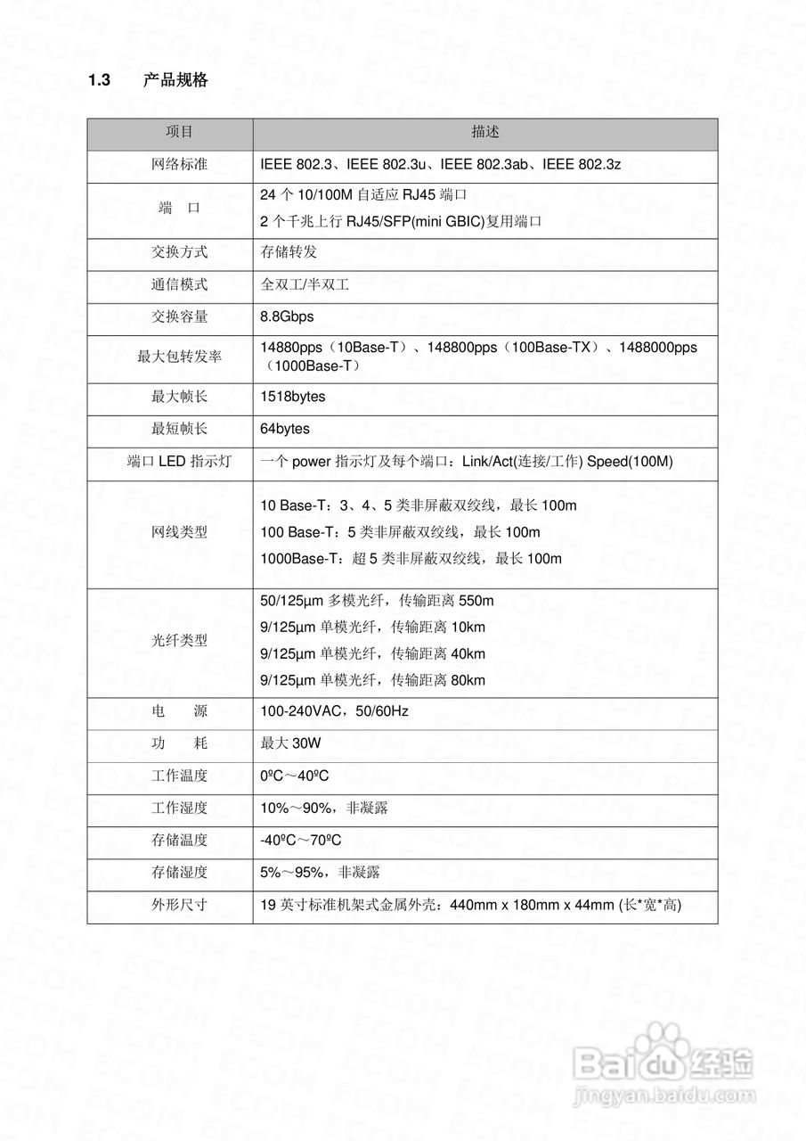 HP-2402FG智能以太网交换机使用手册:[1]