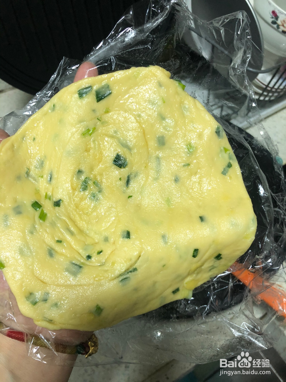 快手葱油饼的做法