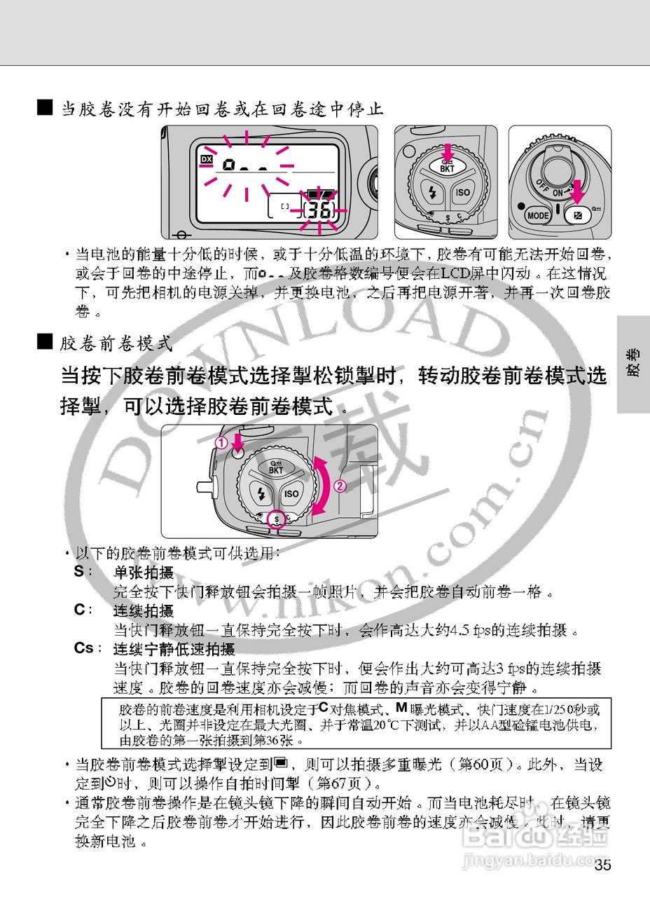 尼康F100数码相机使用说明书:[4]