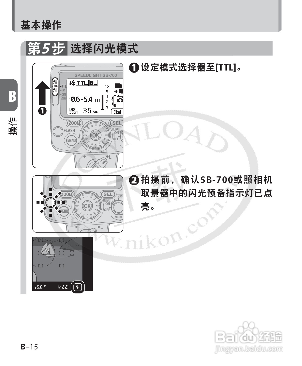 尼康SB-700数码相机使用说明书:[4]