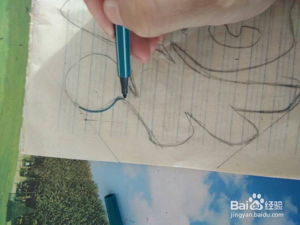 新年剪纸;福字1详细教程