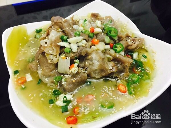 酸爽的金针肥牛，好吃到爆！