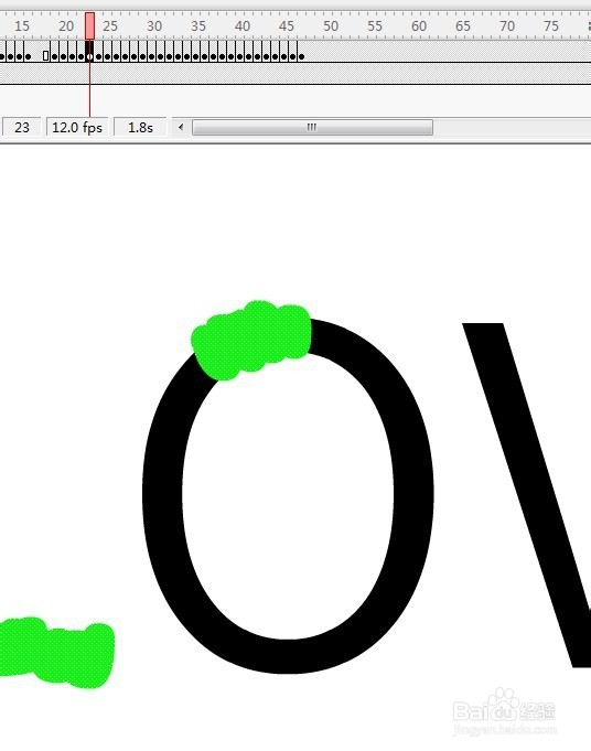 逐帧和遮罩动画制作写字效果的教程