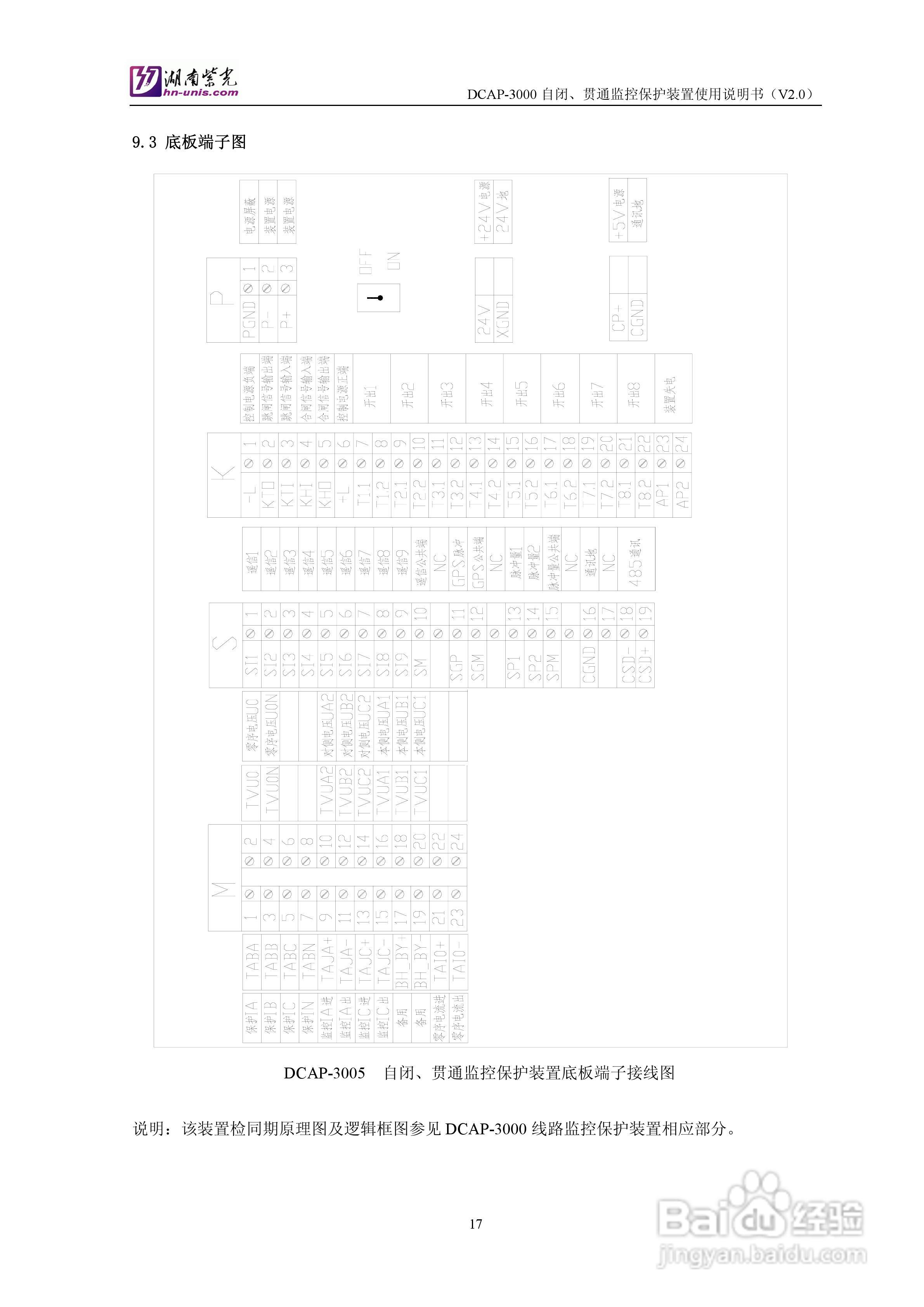 紫光DCAP-3005自闭贯通监控保护装置使用说明书:[2]
