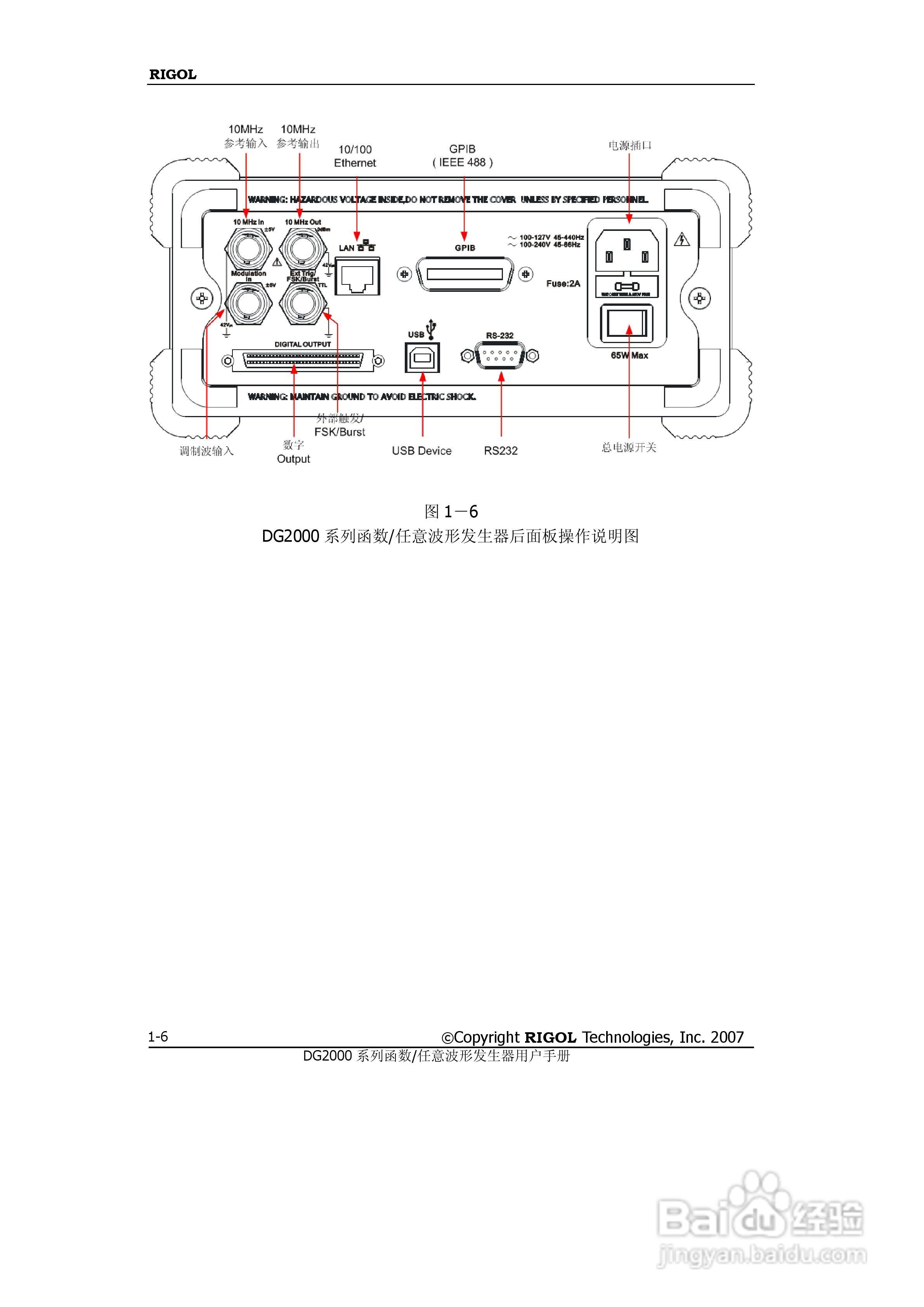 RIGOL函数任意波形发生器DG2000用户手册:[2]