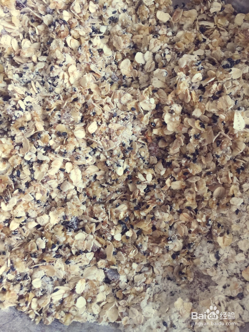 简单好吃的素食燕麦芝麻饼干