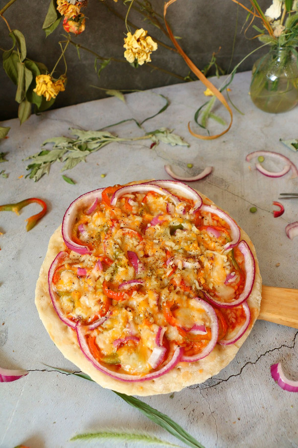 简单美味鸡肉披萨