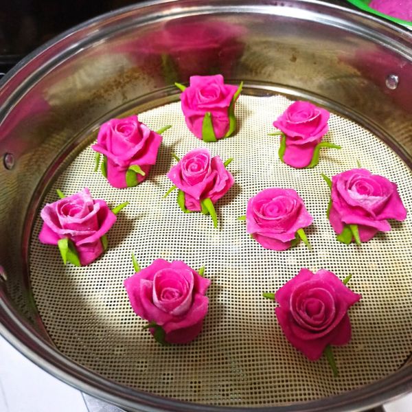 母亲节花馍蛋糕