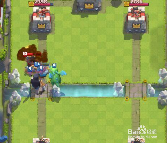 皇室战争坦克一波的暗夜闪石流